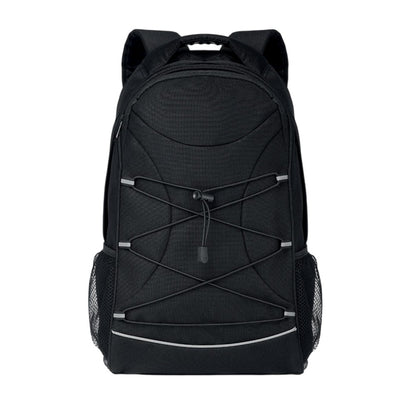 Black - Front - MidOcean Monte Lomo RPET Backpack