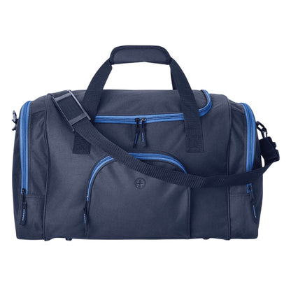 Blue - Front - MidOcean Leis Sports Duffle Bag
