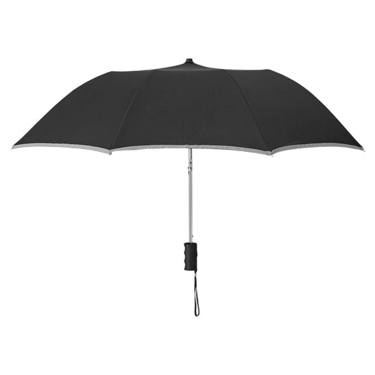 Black - Front - MidOcean Neon Folding Umbrella