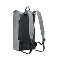 Matt Silver - Back - MidOcean Bright Rollpack Roll Top Reflective Backpack