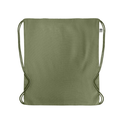 Green - Back - MidOcean Yuki Organic Cotton Drawstring Bag