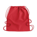 Red - Side - MidOcean Yuki Organic Cotton Drawstring Bag
