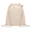 Beige - Front - MidOcean Yuki Organic Cotton Drawstring Bag