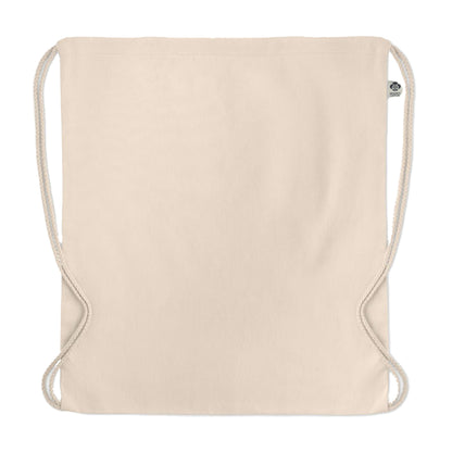 Beige - Back - MidOcean Yuki Organic Cotton Drawstring Bag
