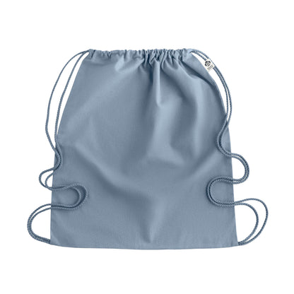 Baby Blue - Side - MidOcean Yuki Organic Cotton Drawstring Bag