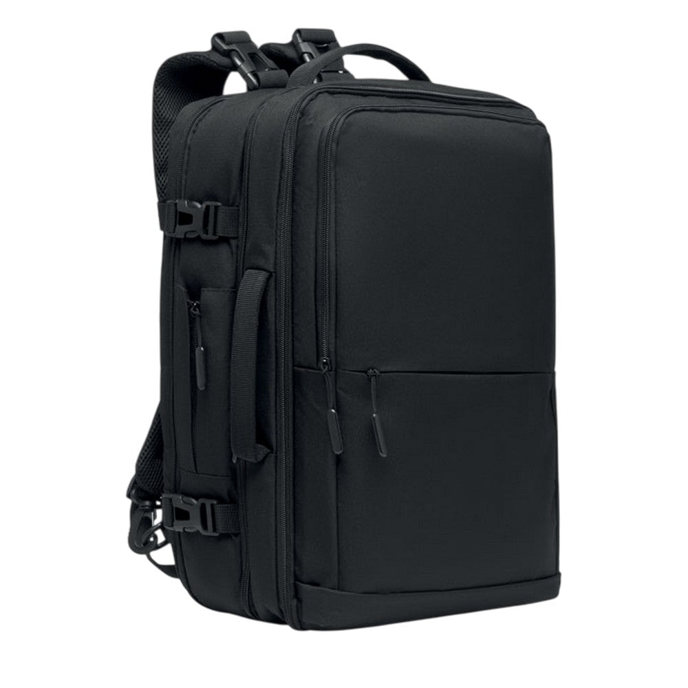 Black - Side - MidOcean Sophis RPET Backpack