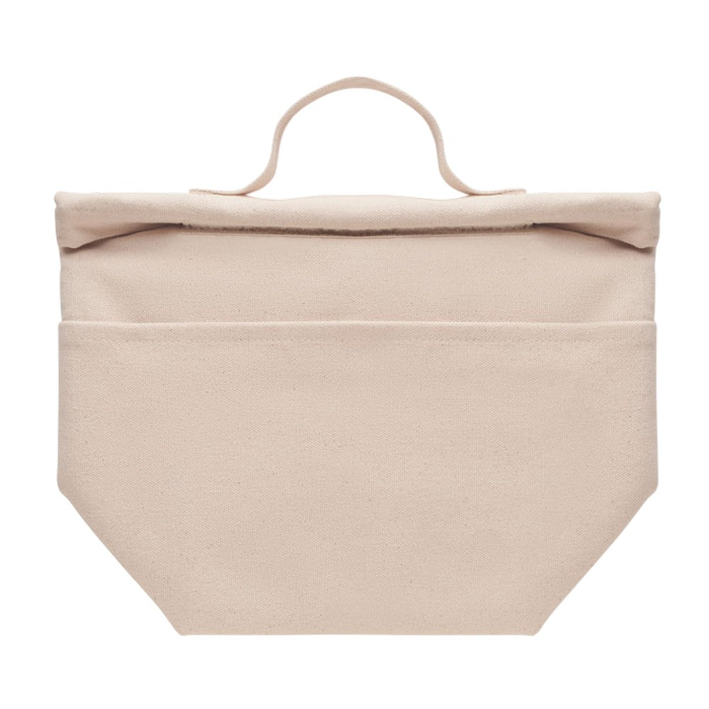Beige - Back - MidOcean Recoba Recycled Cotton Cooler Bag