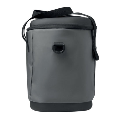 Stone Grey-Black - Lifestyle - MidOcean Coolin 16L Tarpaulin Cooler Bag