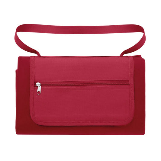 Red - Front - MidOcean Goodtimes Picnic Blanket