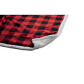 Red - Back - MidOcean Shermatt RPET Checked Picnic Blanket