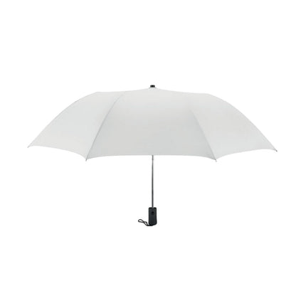 White - Front - MidOcean Haarlem Folding Umbrella