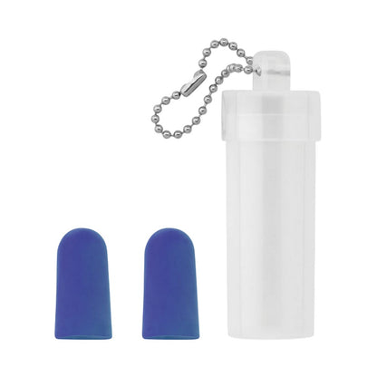 Blue - Front - MidOcean Buds To Go Tube Plastic Earplugs