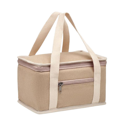 Beige - Back - MidOcean Kecil Cooler Bag
