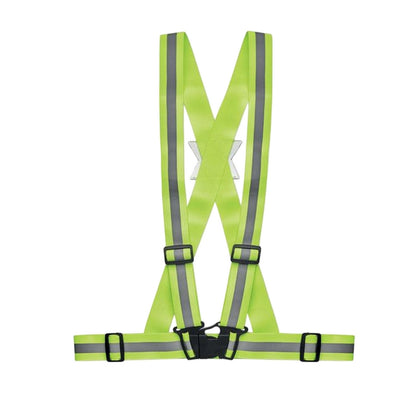 Neon Green - Front - MidOcean Allvisible Reflective Body Belt
