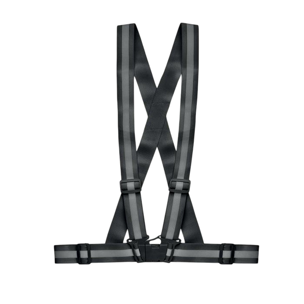 Black - Front - MidOcean Allvisible Reflective Body Belt