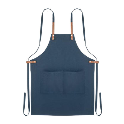 Blue - Front - MidOcean Nagpur Colour Organic Cotton Apron