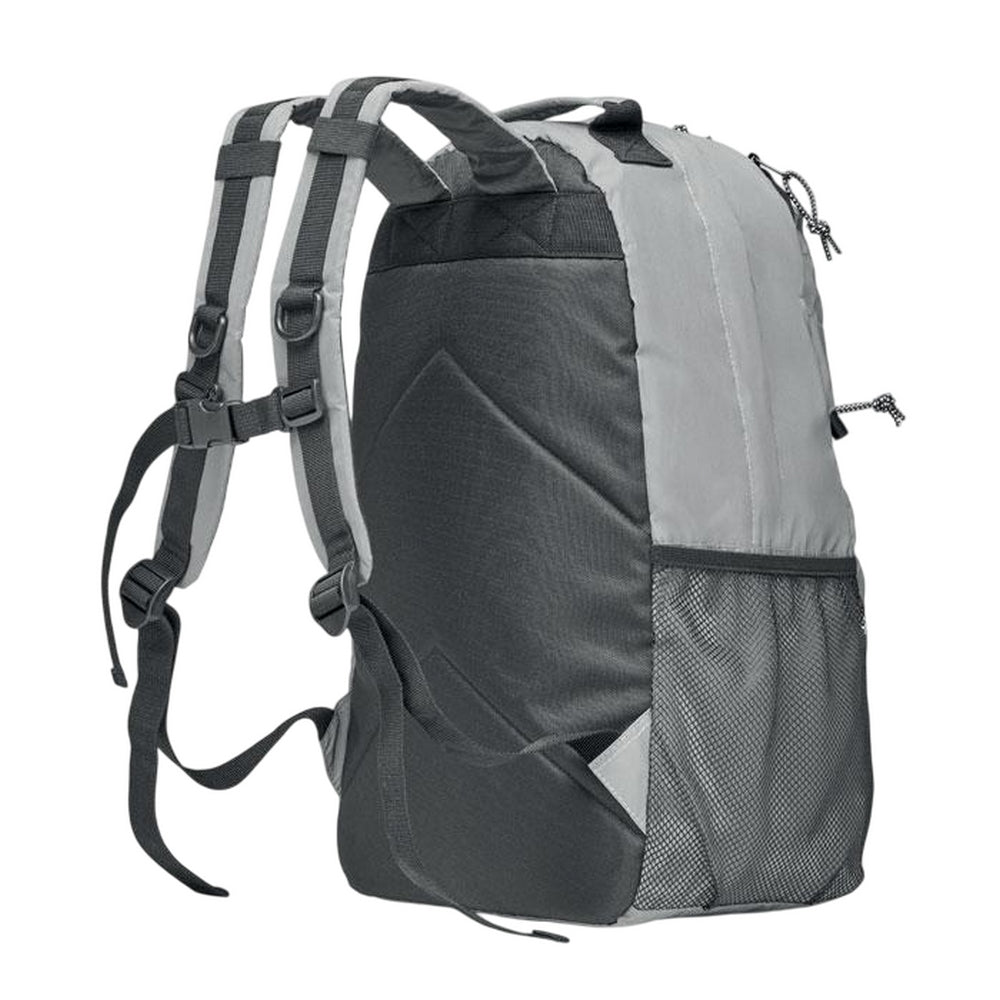 Matt Silver - Back - MidOcean Bright Sportbag Backpack