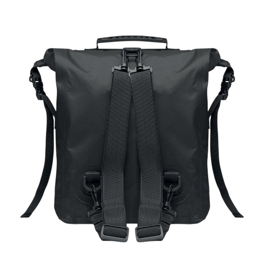 Black - Back - MidOcean Scubaroll RPET Waterproof 30L Backpack