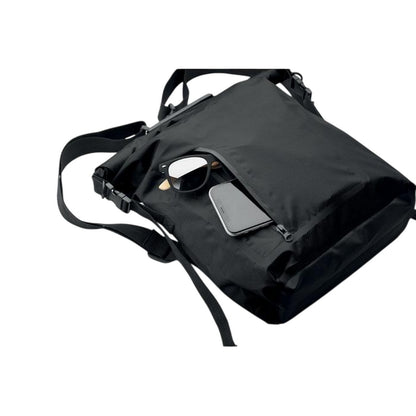 Black - Lifestyle - MidOcean Scubaroll RPET Waterproof 30L Backpack