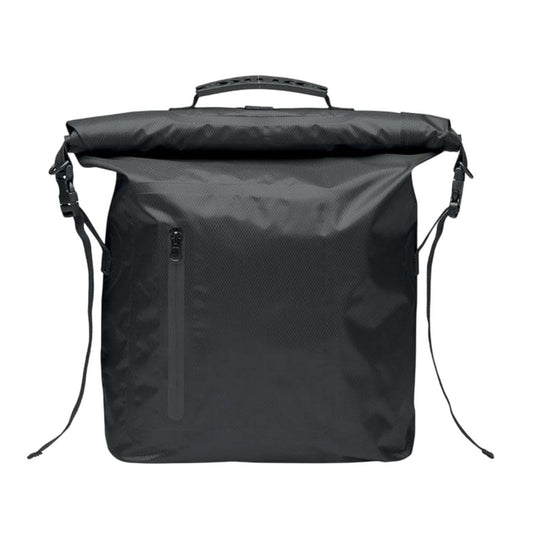 Black - Front - MidOcean Scubaroll RPET Waterproof 30L Backpack