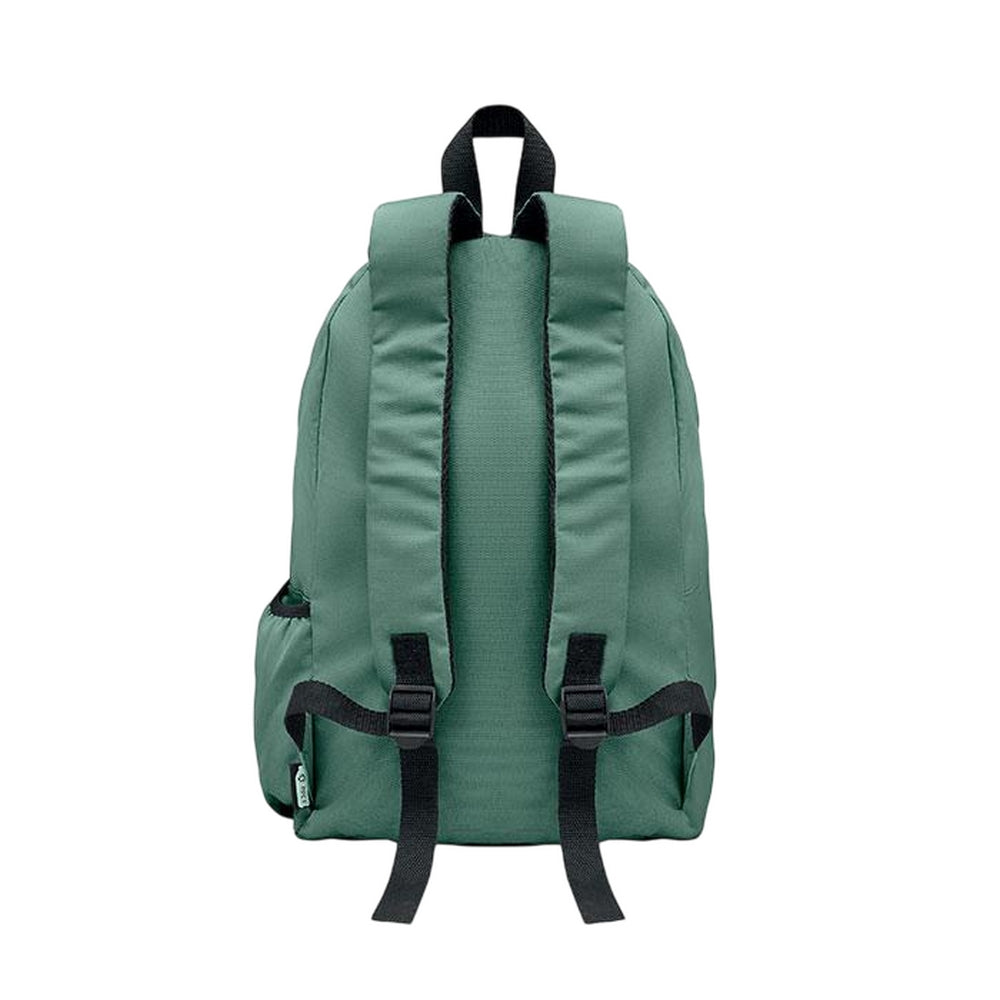 Dark Green - Back - MidOcean Bapal+ RPET Polyester Backpack