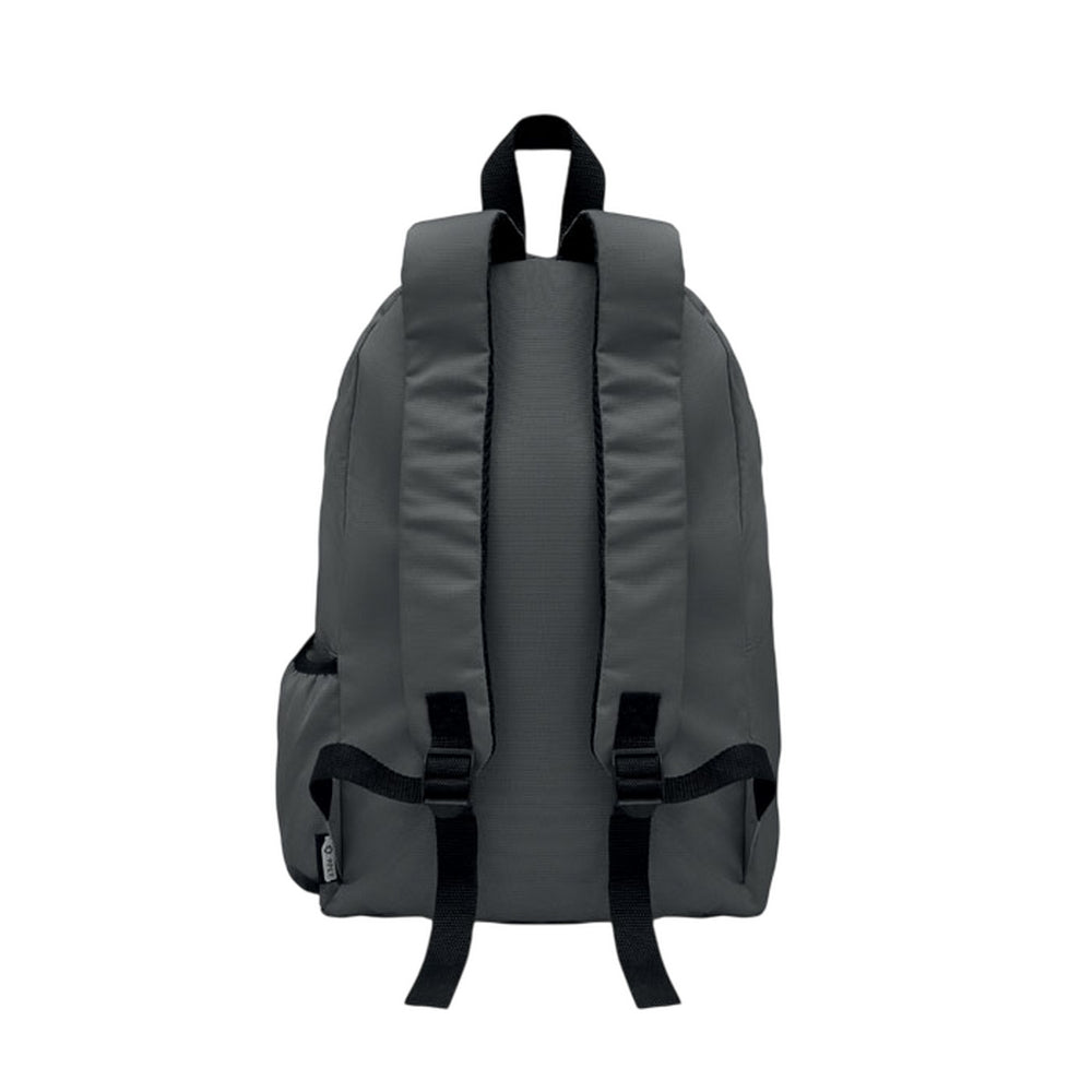 Stone Grey - Back - MidOcean Bapal+ RPET Polyester Backpack