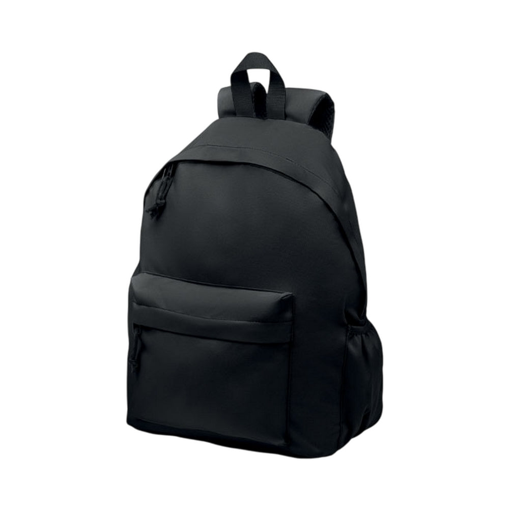 Black - Side - MidOcean Bapal+ RPET Polyester Backpack