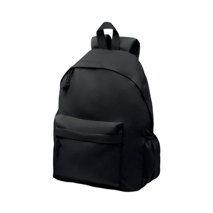 Black - Side - MidOcean Bapal+ RPET Polyester Backpack