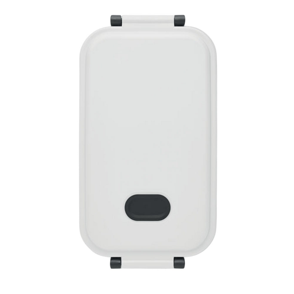 White - Side - MidOcean Indus Polypropylene 800ml Lunch Box