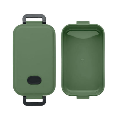 Dark Green - Side - MidOcean Indus Polypropylene 800ml Lunch Box