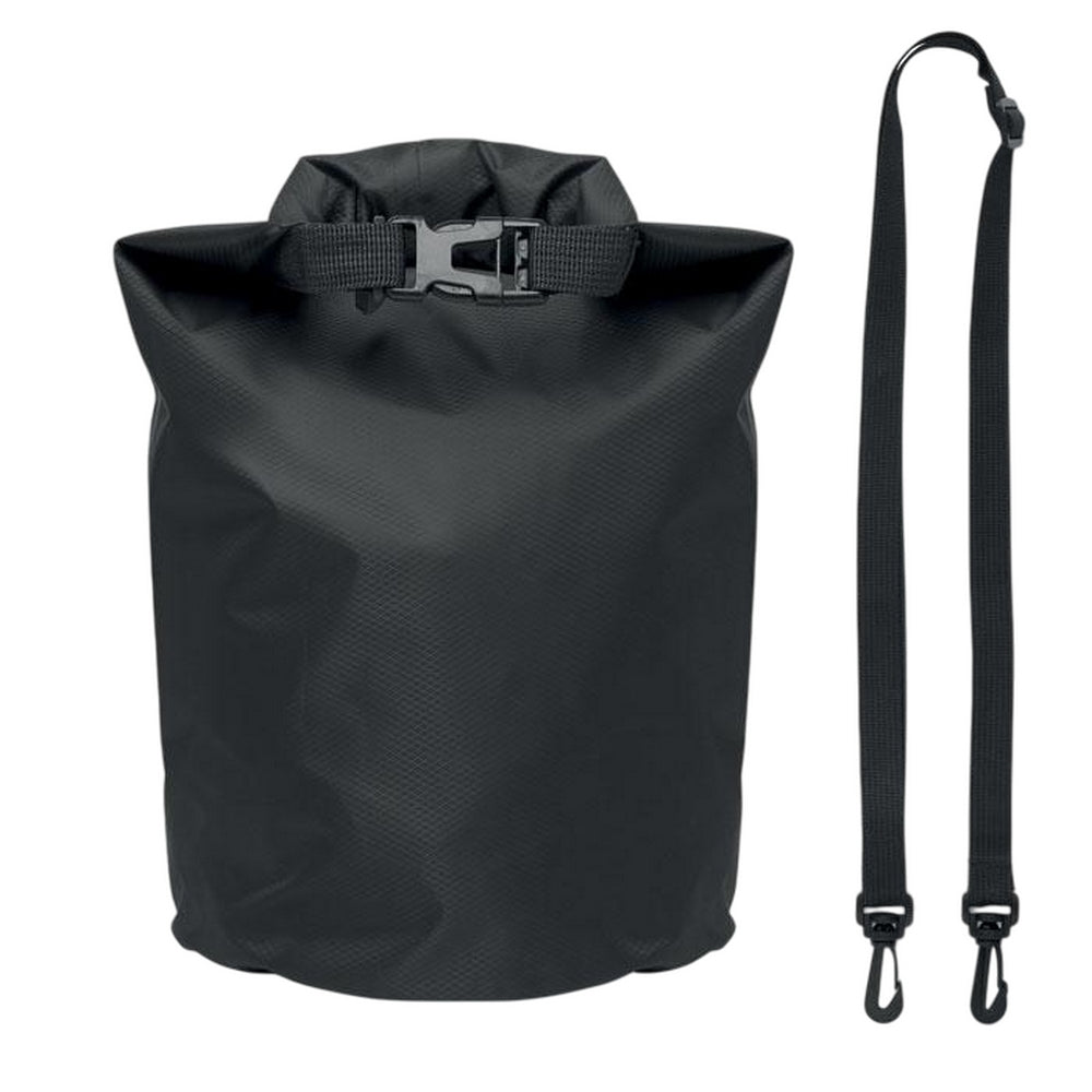 Black - Lifestyle - MidOcean Bolsaible+ RPET Waterproof 5L Bag