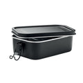 Black - Side - MidOcean Chan Stainless Steel 750ml Lunch Box