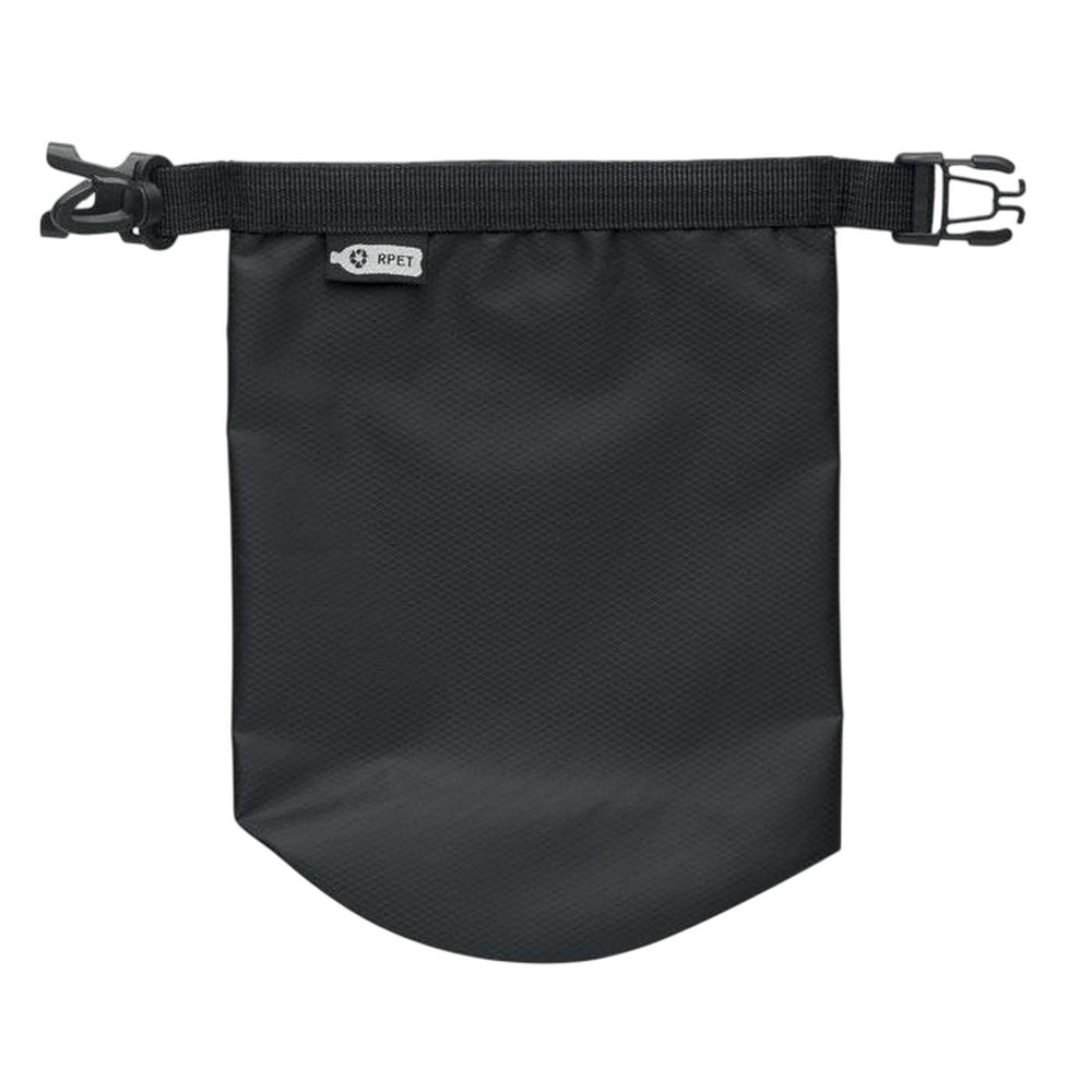 Black - Back - MidOcean Bolsaible RPET Waterproof 1.5L Bag