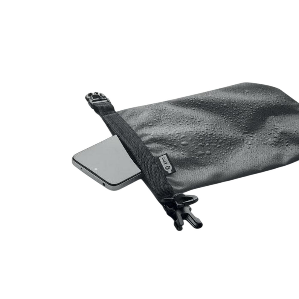 Stone Grey - Back - MidOcean Bolsaible RPET Waterproof 1.5L Bag