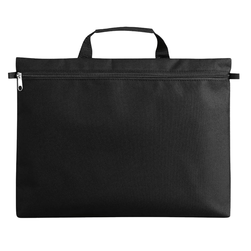 Black - Front - MidOcean Amanta Polyester Document Bag