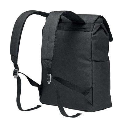 Black - Back - MidOcean Daegu Lap Two Tone RPET Laptop Backpack
