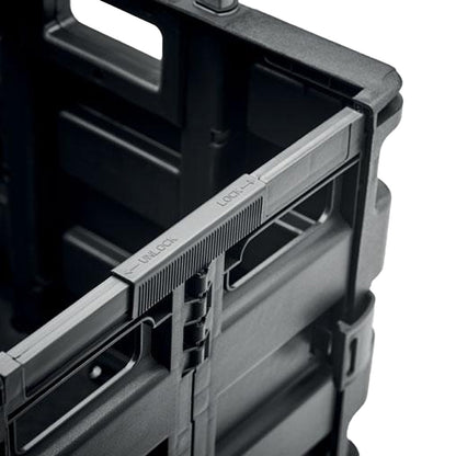 Black - Side - MidOcean Carro Foldable Shopping Trolley