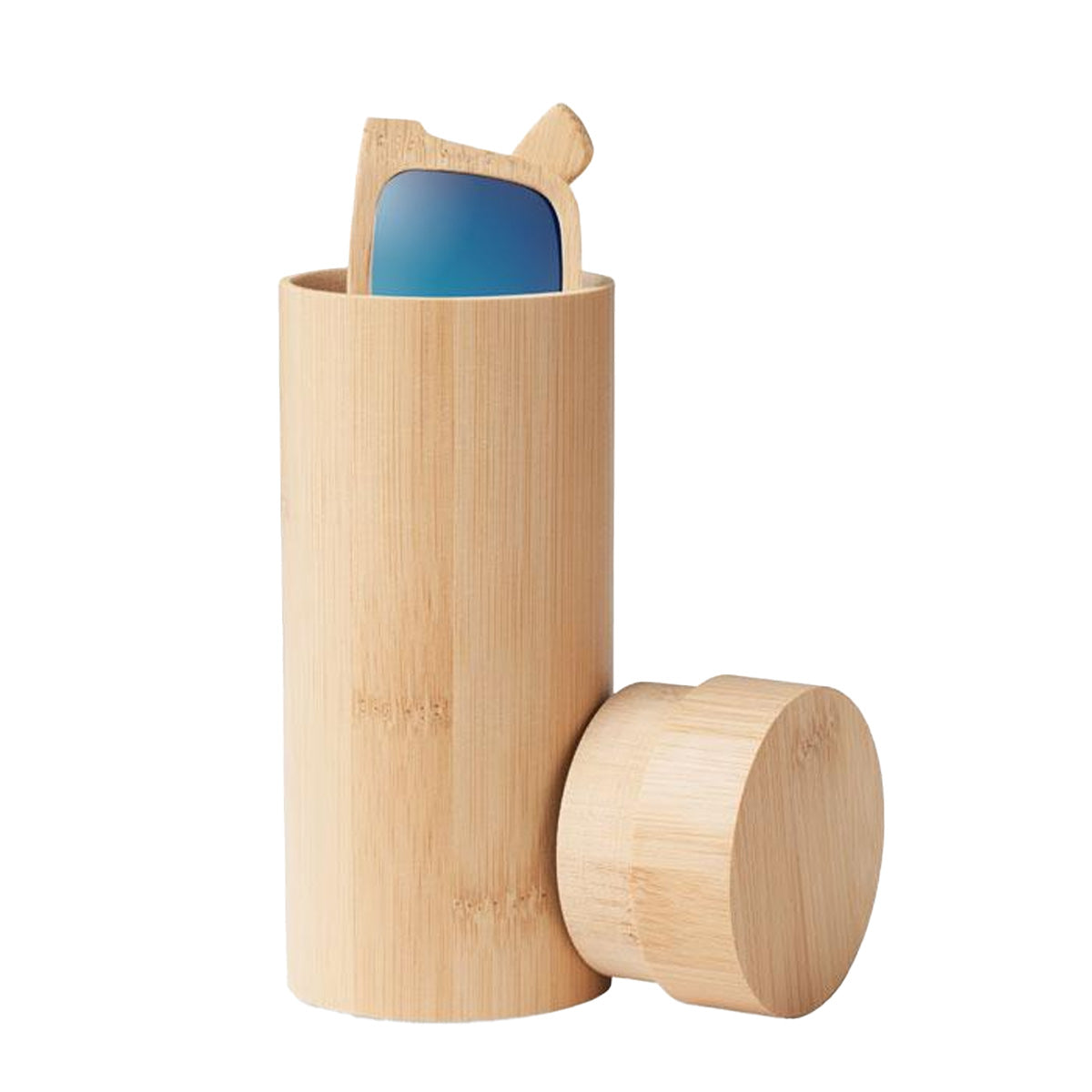 Wood-Blue - Side - MidOcean Wanaka Bamboo Sunglasses
