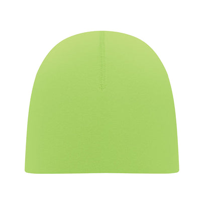 Lime - Front - MidOcean Lighty Cotton Blend Beanie