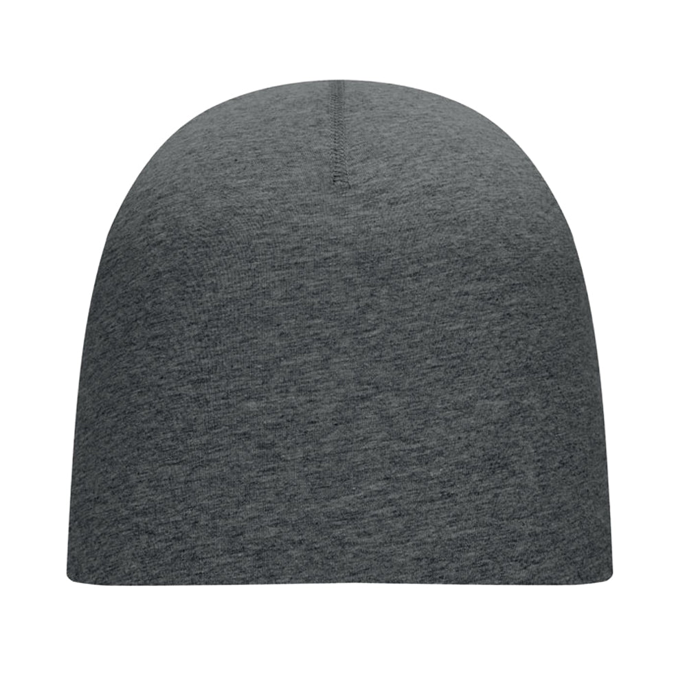 Stone Grey - Front - MidOcean Lighty Cotton Blend Beanie