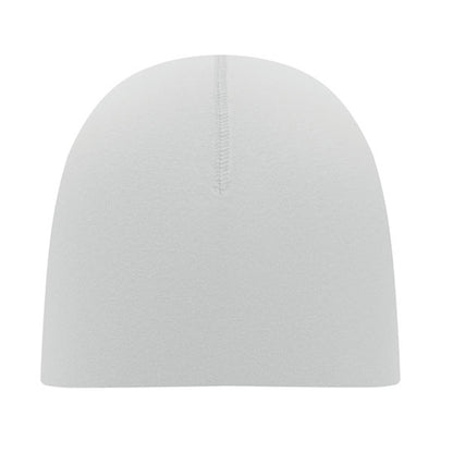 White - Front - MidOcean Lighty Cotton Blend Beanie