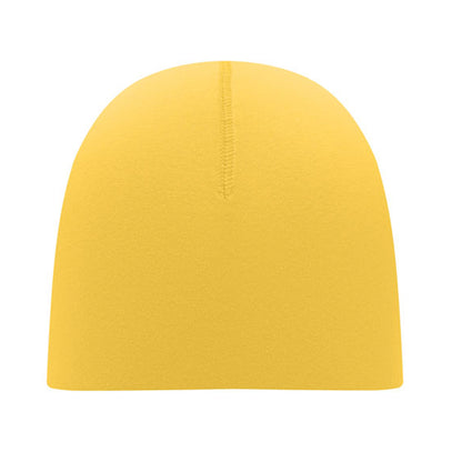 Yellow - Front - MidOcean Lighty Cotton Blend Beanie