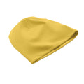 Yellow - Side - MidOcean Lighty Cotton Blend Beanie