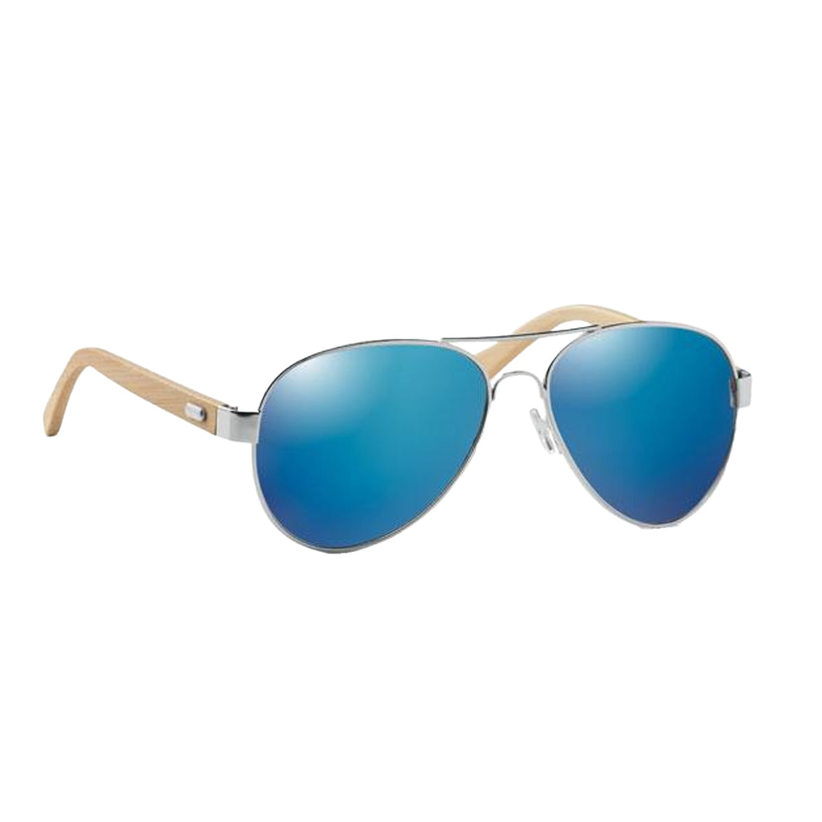 Blue - Back - MidOcean Unisex Adult Honiara Bamboo Sunglasses