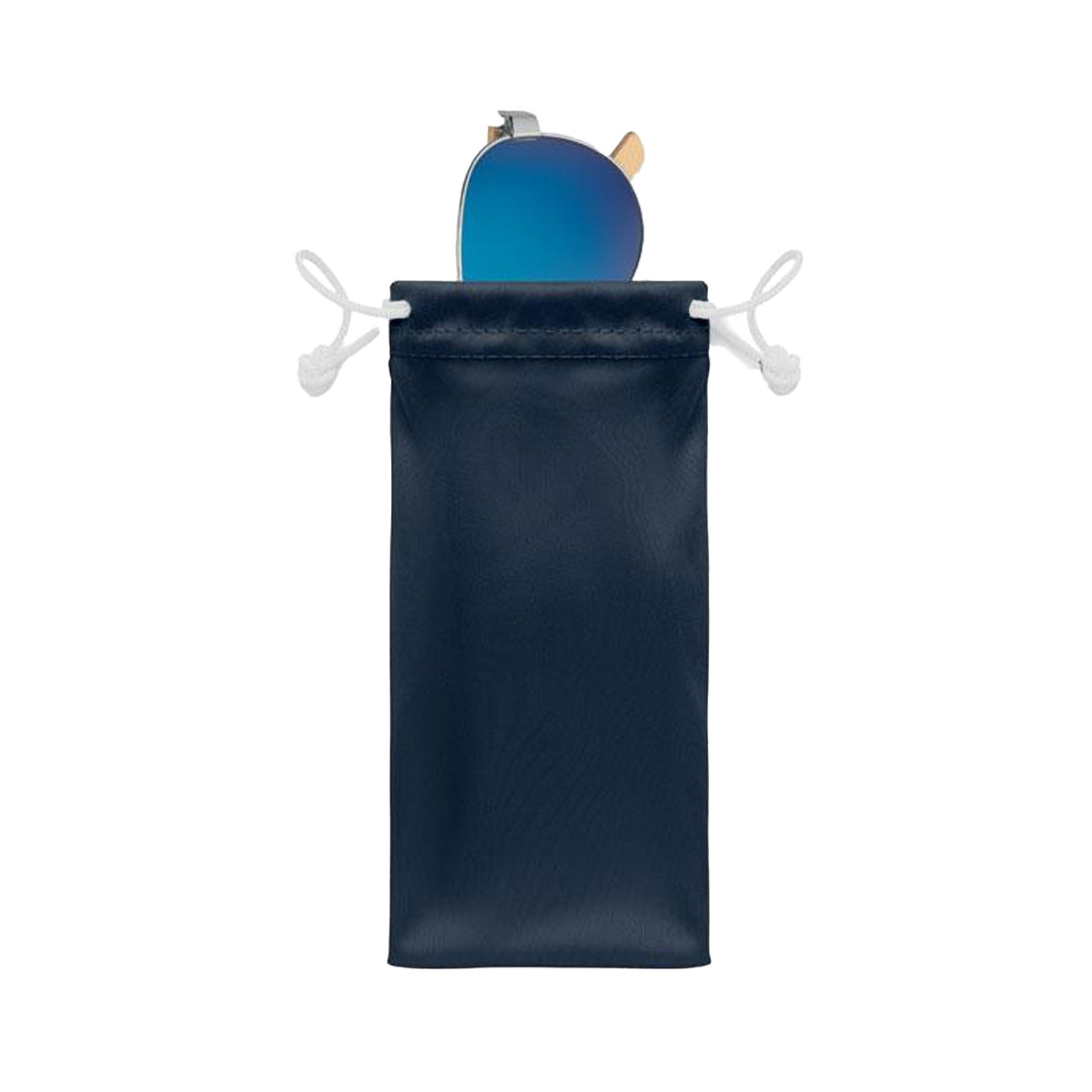 Blue - Side - MidOcean Unisex Adult Honiara Bamboo Sunglasses