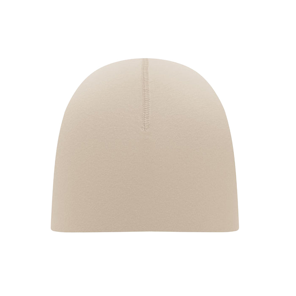 Beige - Front - MidOcean Lighty Cotton Blend Beanie