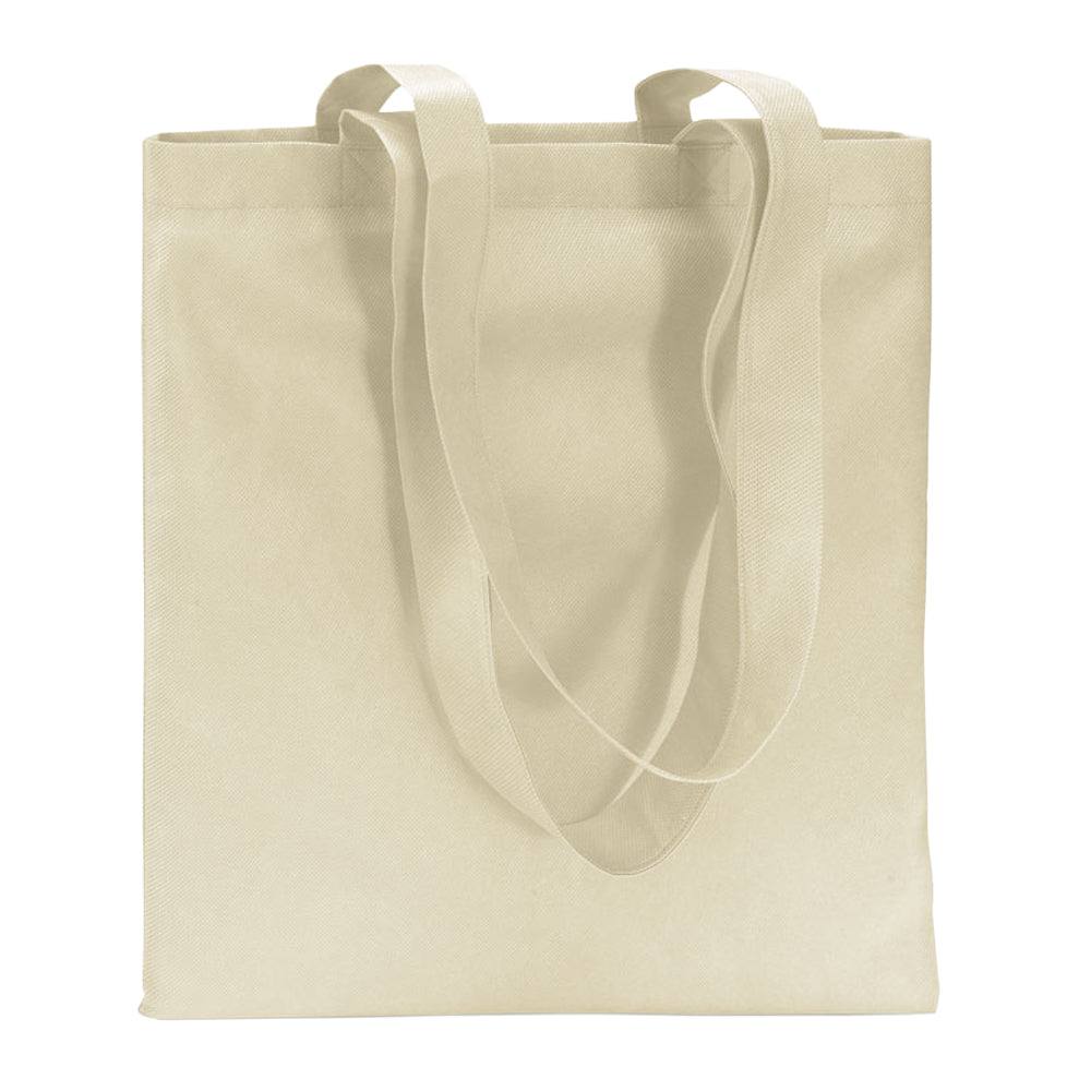 Ivory - Front - MidOcean Totecolor Non-Woven Shopper Bag