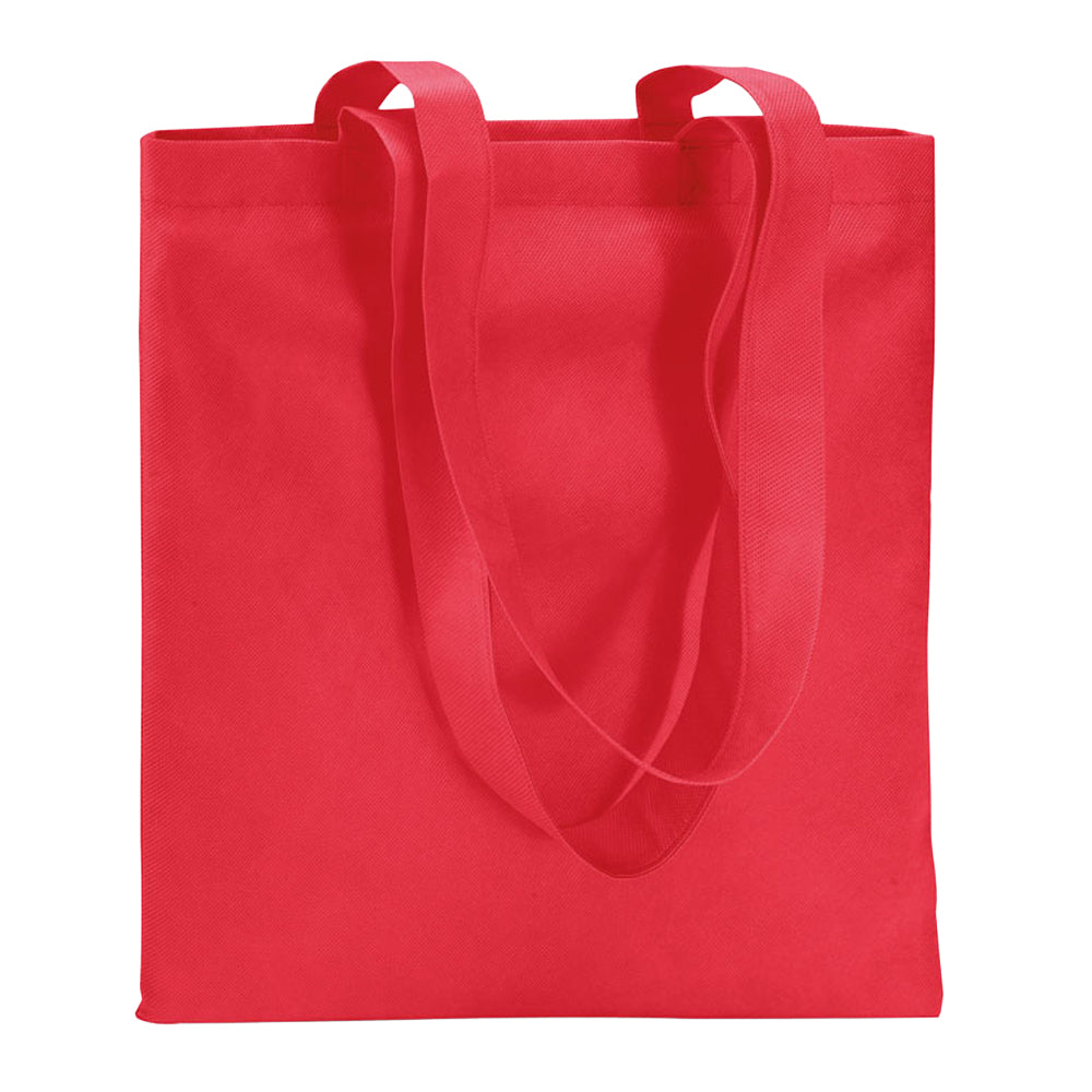 Red - Front - MidOcean Totecolor Non-Woven Shopper Bag