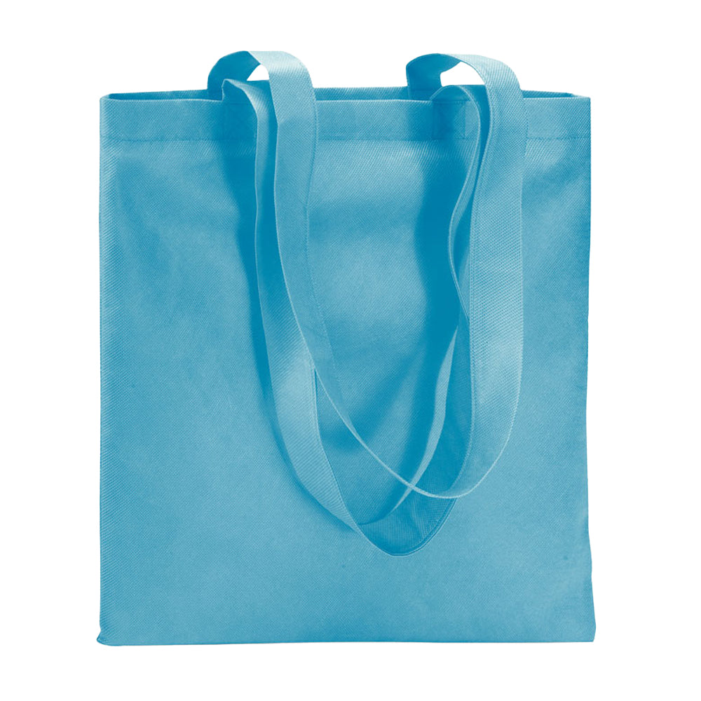Turquoise - Front - MidOcean Totecolor Non-Woven Shopper Bag