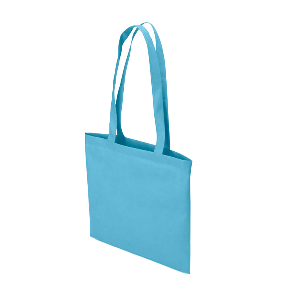 Turquoise - Back - MidOcean Totecolor Non-Woven Shopper Bag